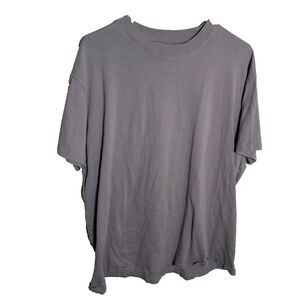 Abercrombie & Fitch T-Shirt Women's Large Brown Crew Neck Short Sleeve Soft AF